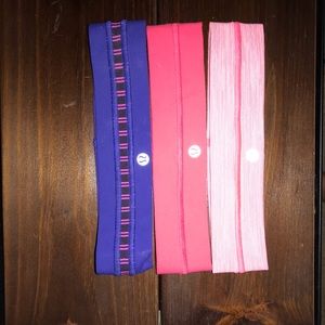bundle of lululemon headbands